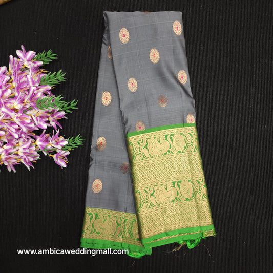 Kanchi Pattu Handloom Butta Light Weight Saree