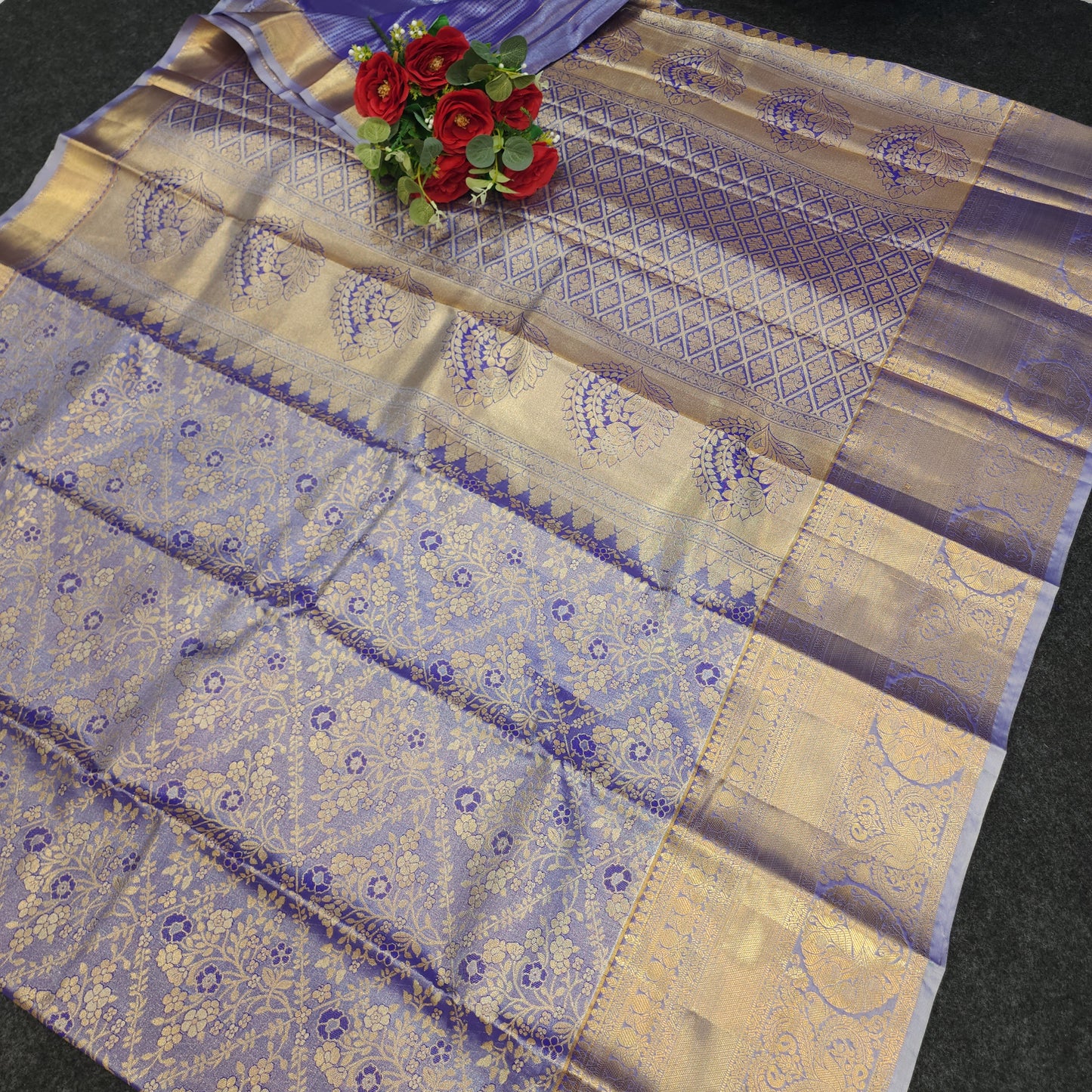 A+ Zari Kanchi Pattu Sarees💫