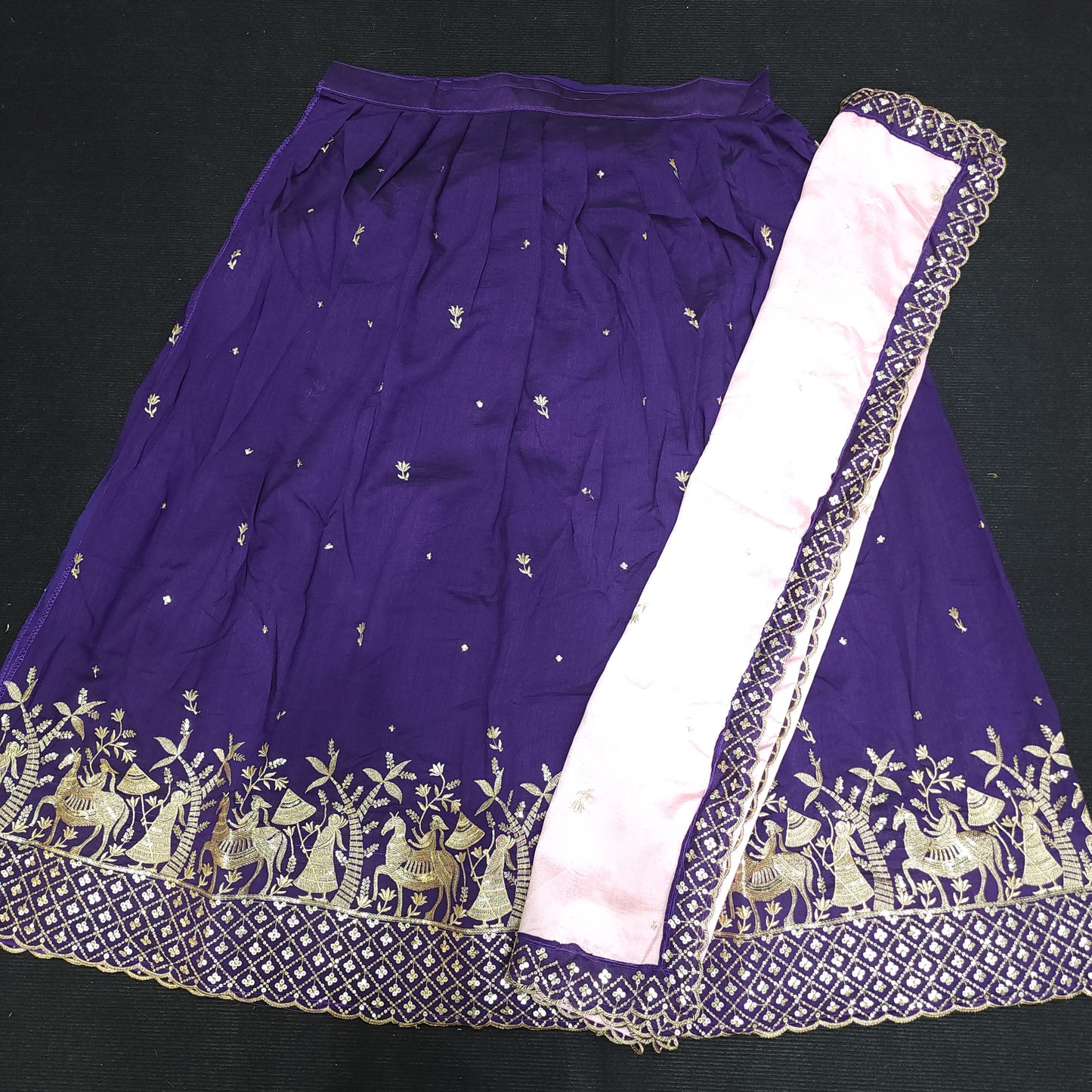 Banaras Fancy Half Saree