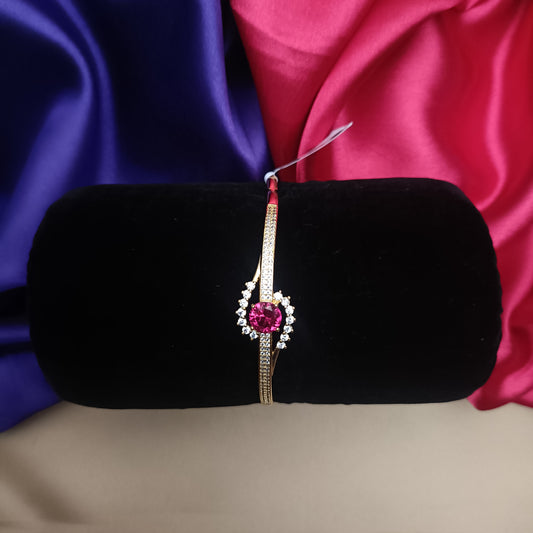 Beautiful Bracelet In Ruby Stone