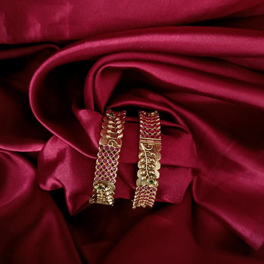 Elegant Peacock Bangles - Ambica Wedding Mall