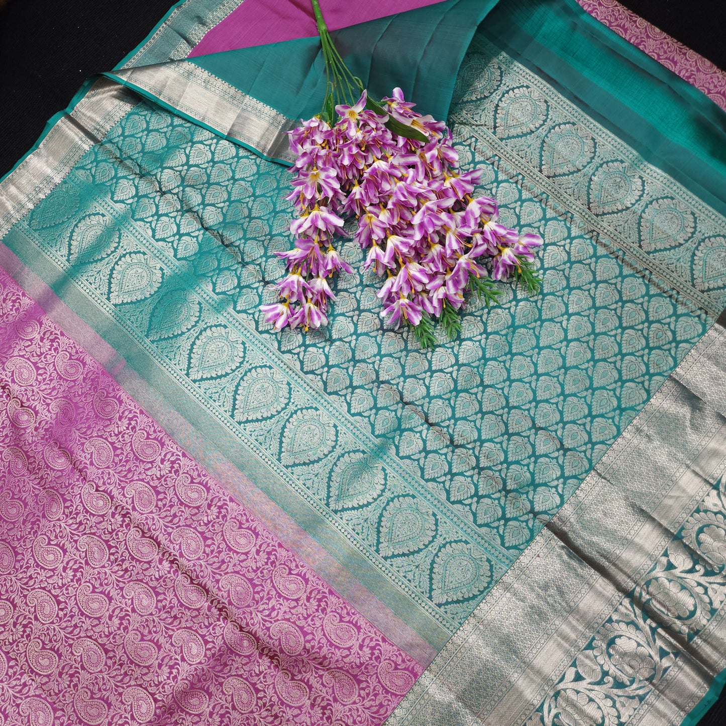 Pure Resham Bridal Kanchi Pattu Handloom Saree