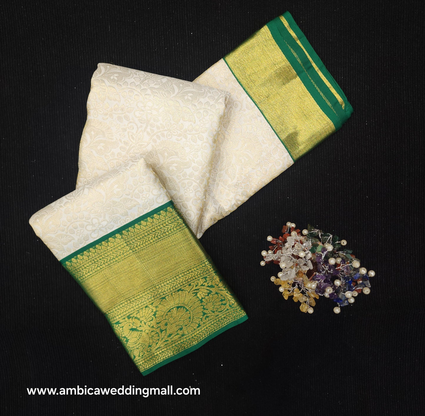 Pure Kanchi Pattu Resham Talambralu Saree