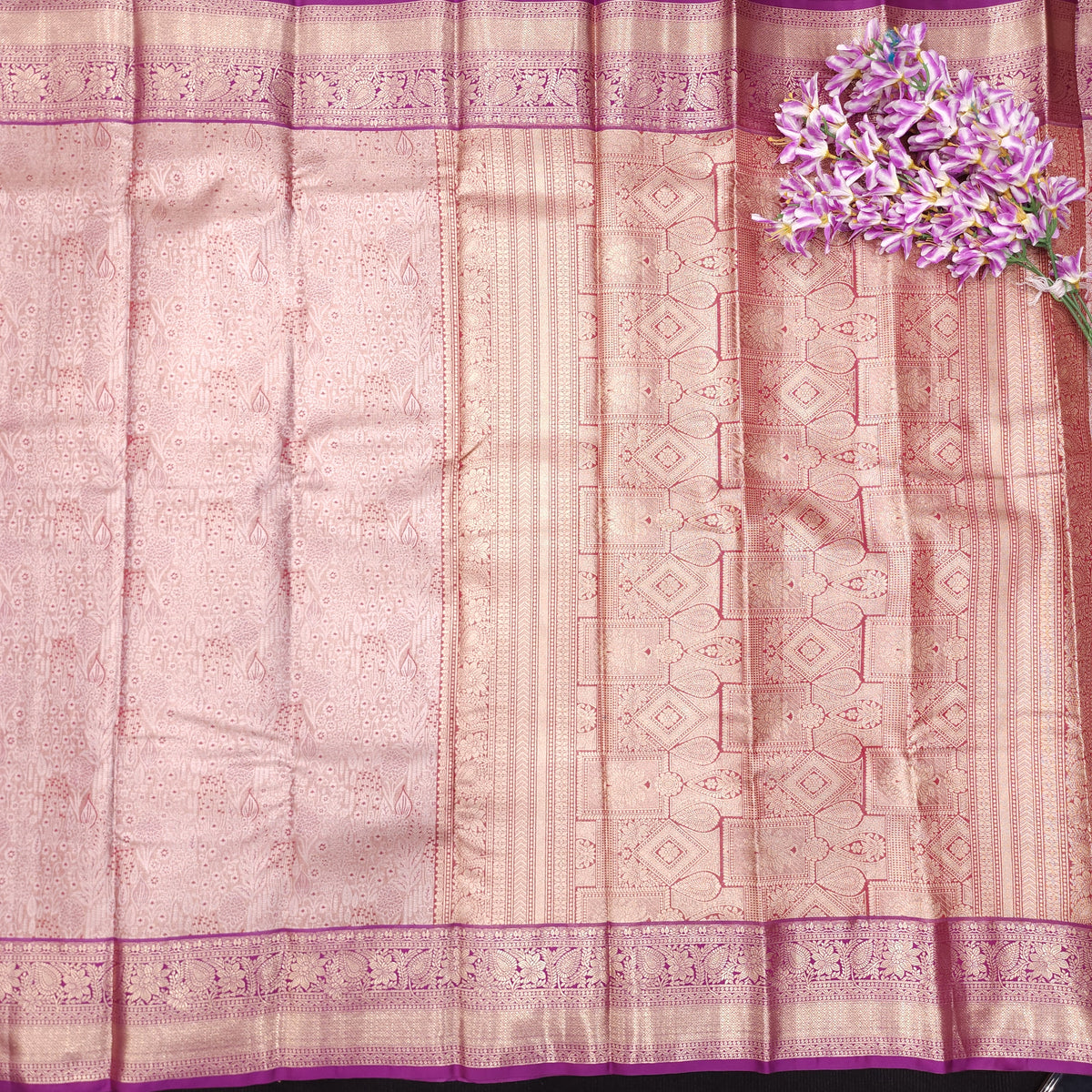 1 Gram Gold zari Tissue pattu saree✨️