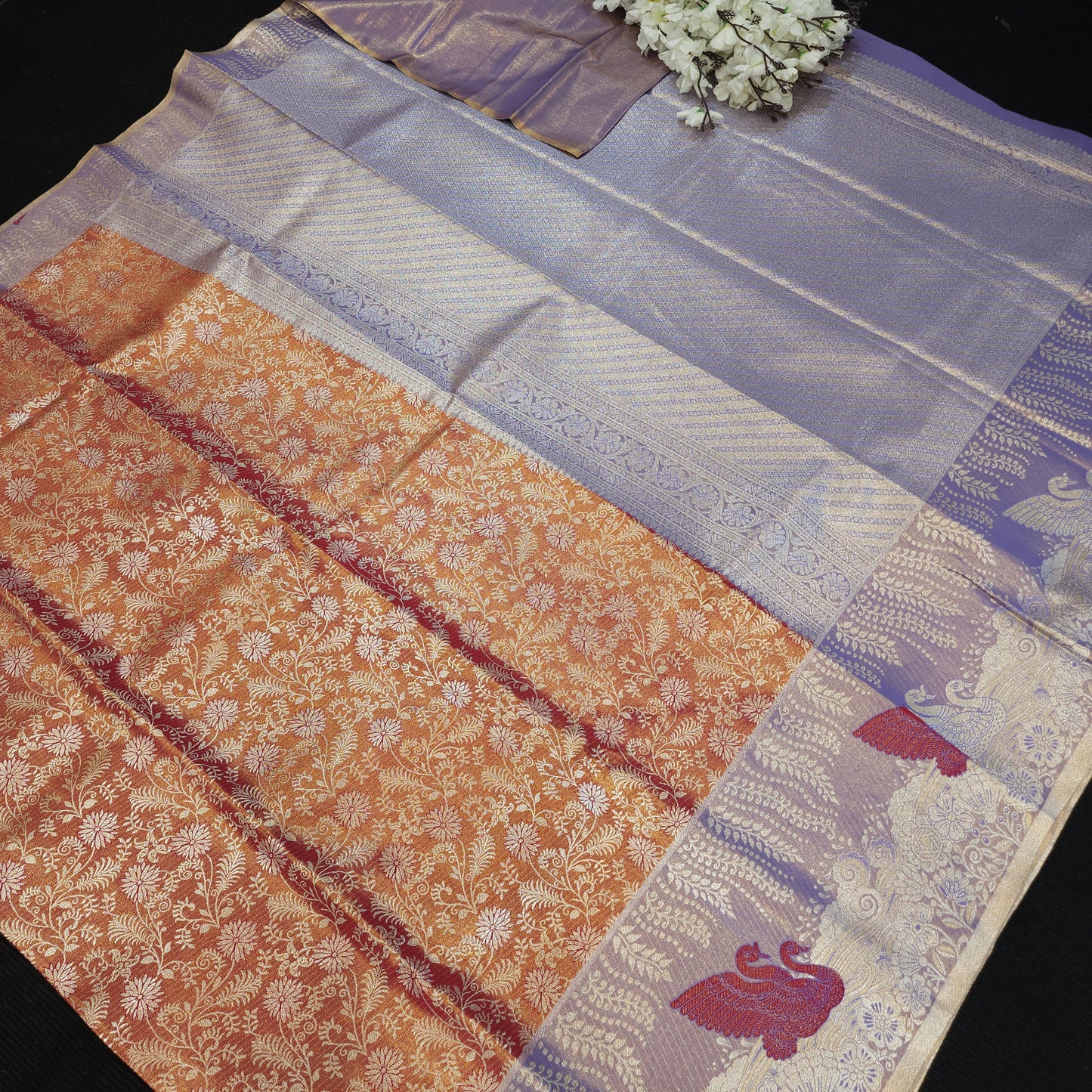 Skirt Border Kanchi Pattu Saree