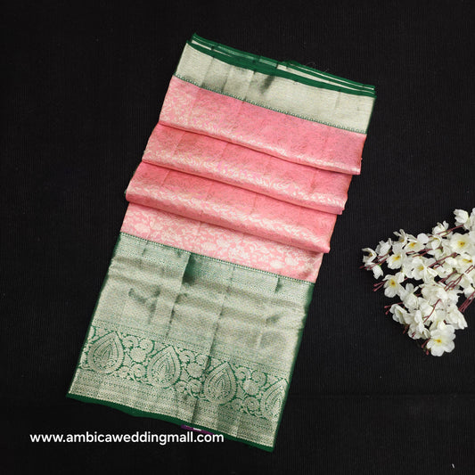 Pure German Silver Zari Pattu Saree