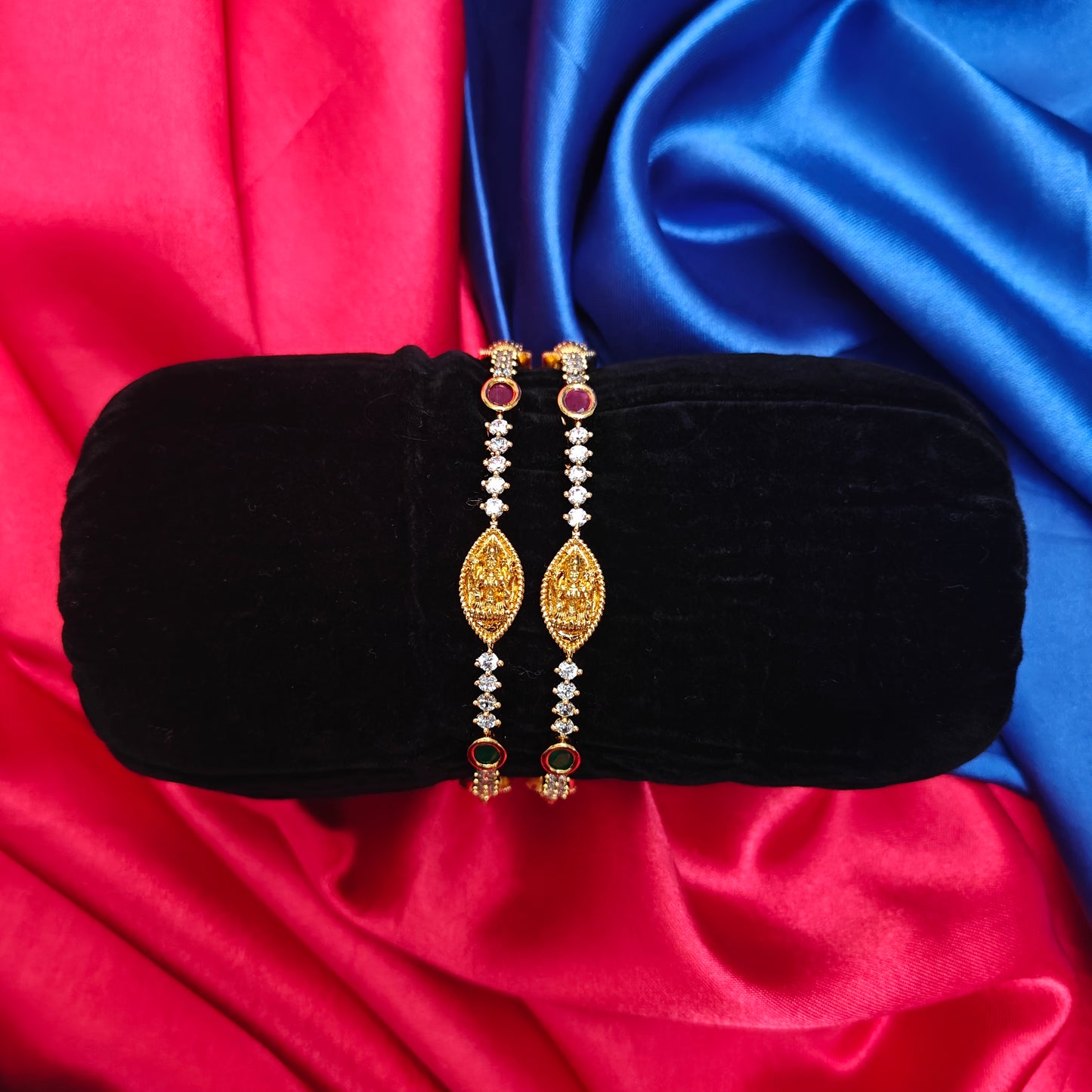 Beautiful Nakshi Bangle With Laxmi Idol - Ambica Wedding Mall