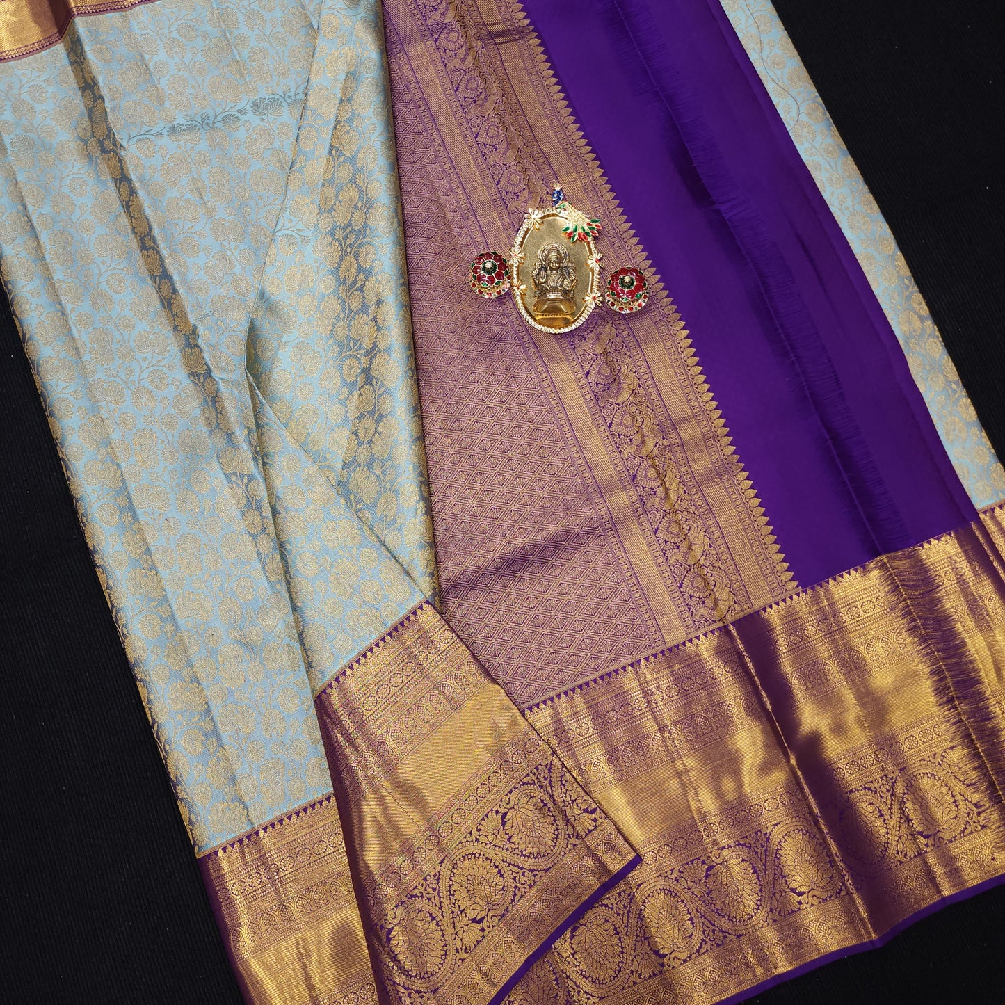 Pure Resham Bridal Kanchi Pattu Handloom Saree