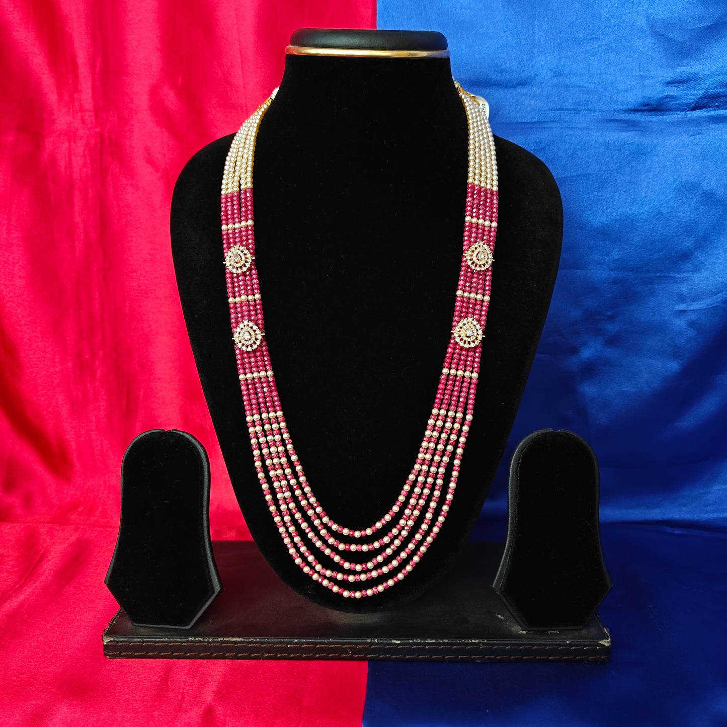 Beautiful Ruby coloured Honex Necklace
