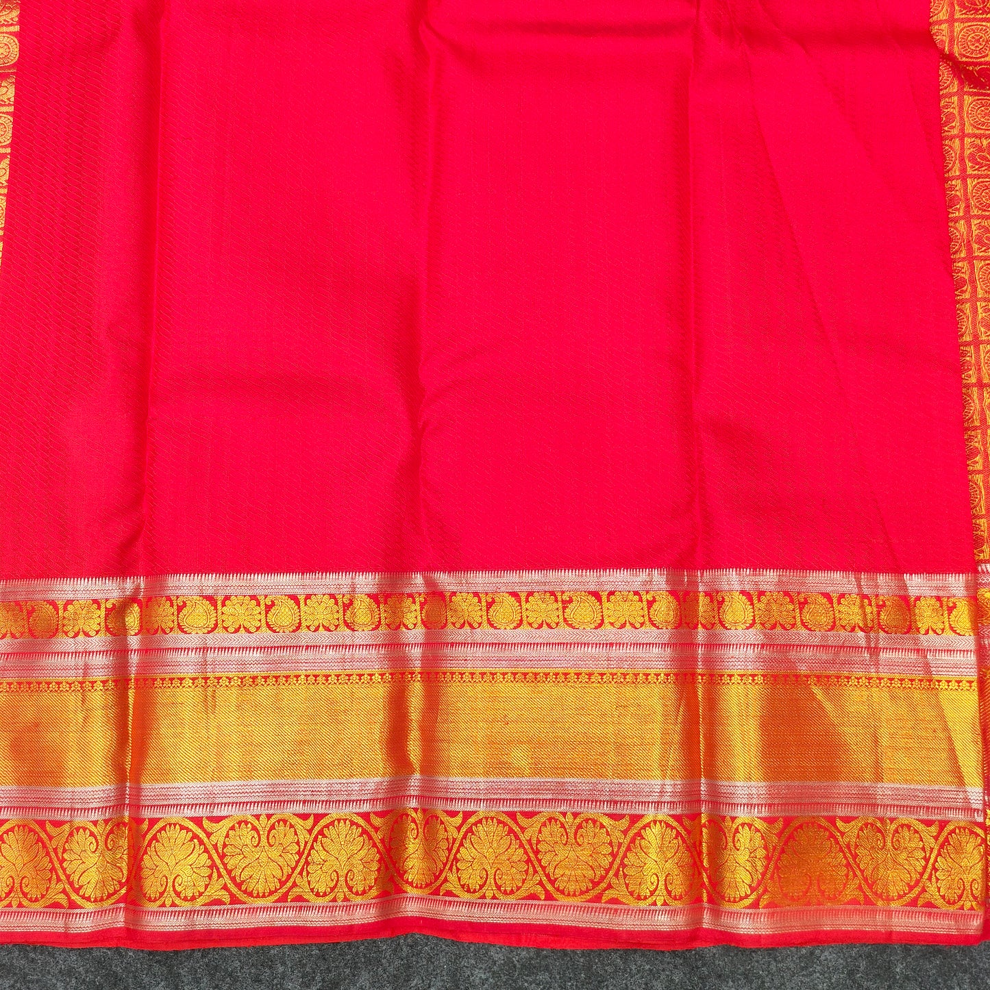 Kanchi Pattu Bridal Pure Zari Saree - Ambica Wedding Mall