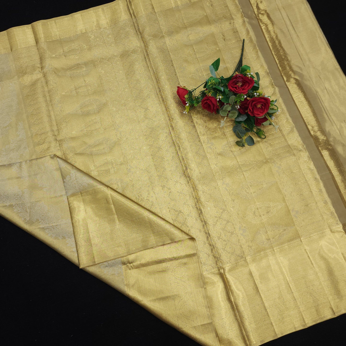 Pure Handloom Kanchi Pattu Bridal Saree