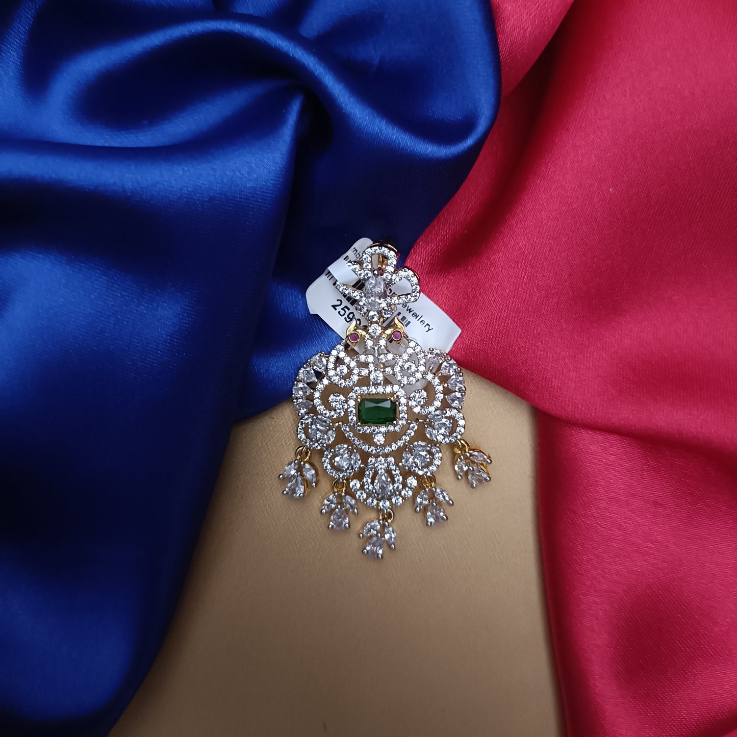 Beautiful GJ Pendent In Green Stone