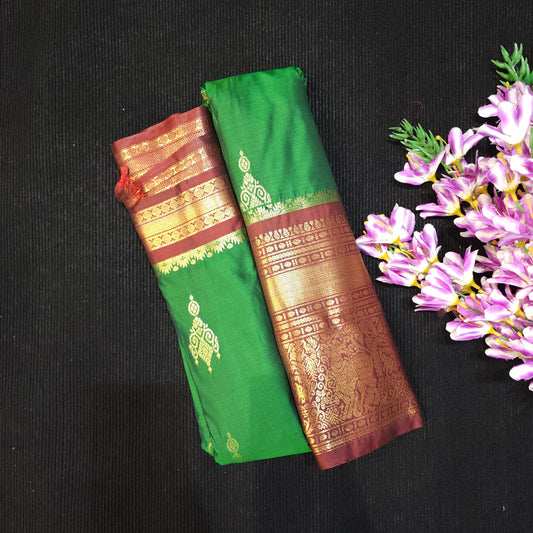 ✨️Gadwal Semi Pattu Sarees✨️