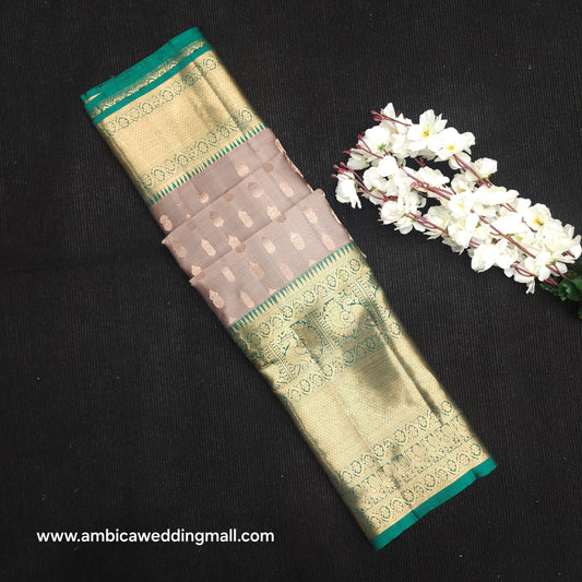 Kanchi Pattu Handloom Butta Light Weight Saree