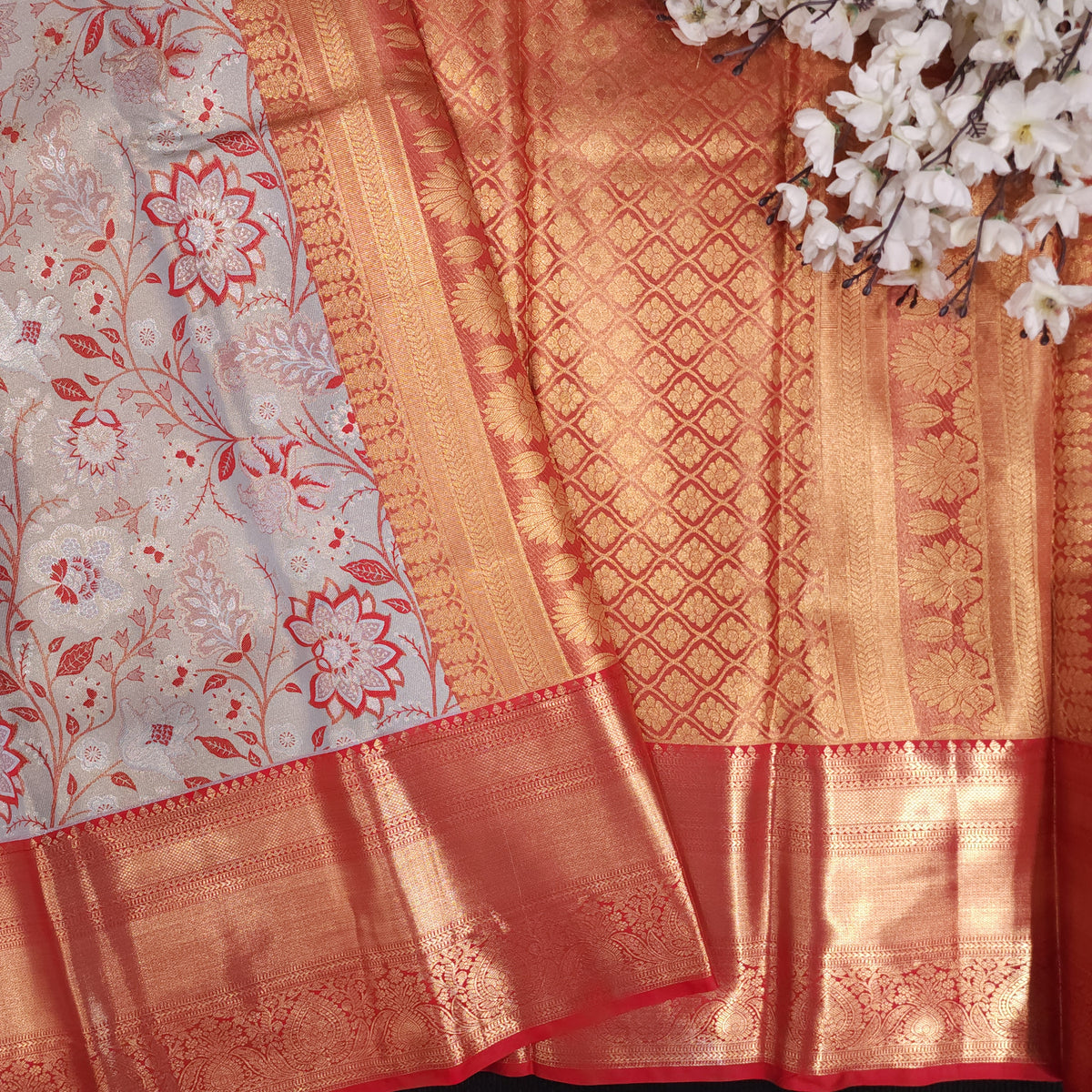 2 Gram Gold Semi Kanchi Pattu Saree
