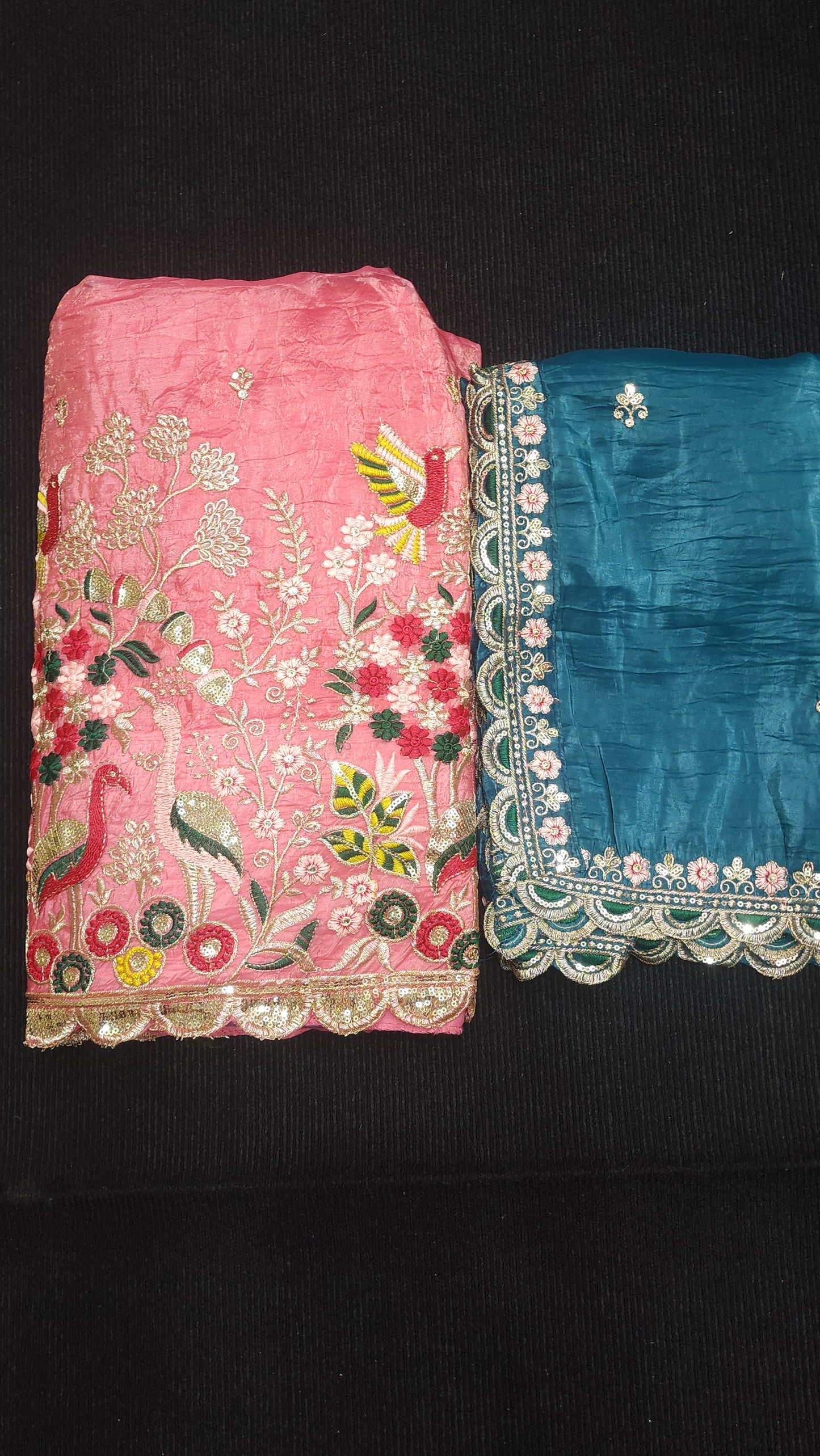 Fancy Half Saree Cutwork Duppata