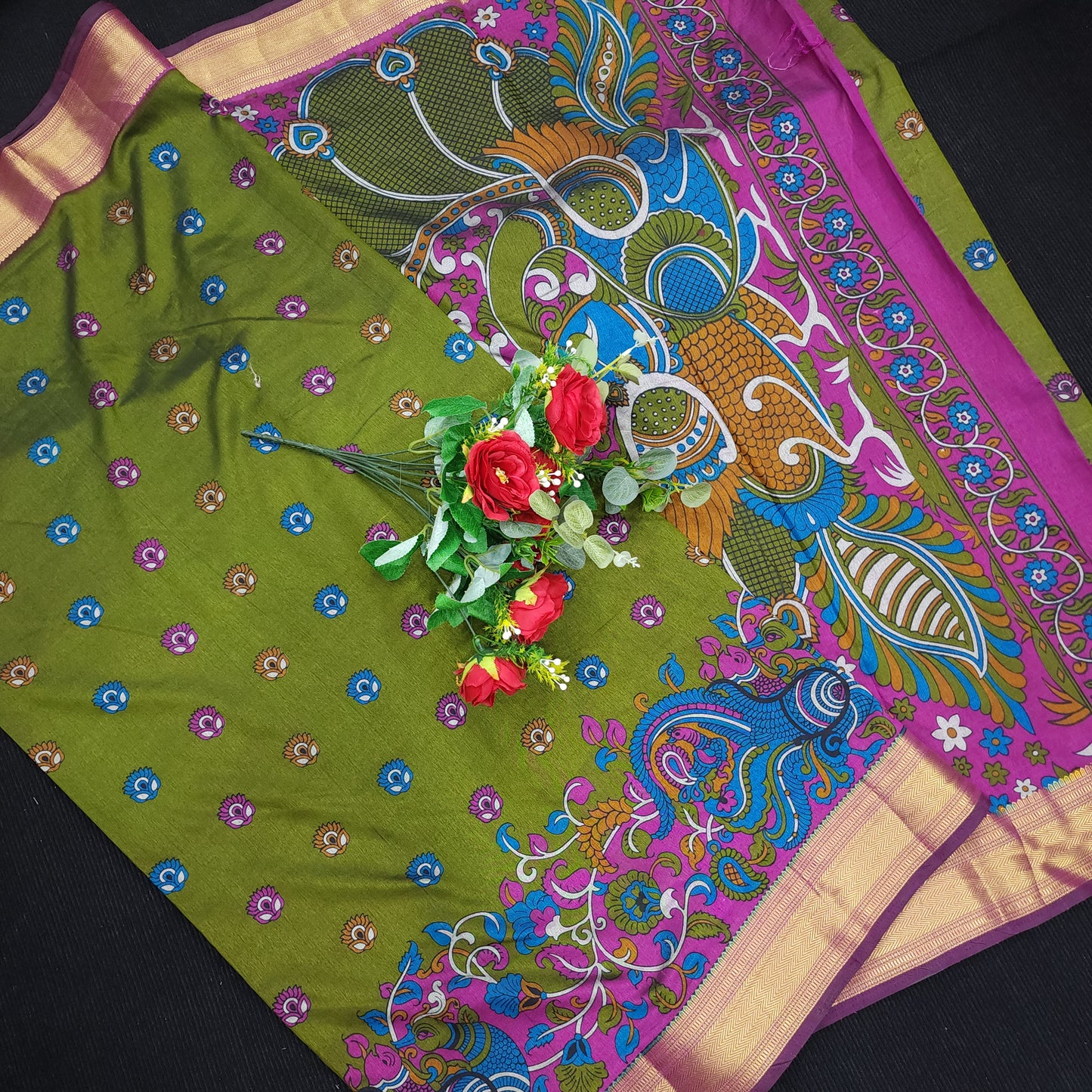 Kalamkari Fancy Saree
