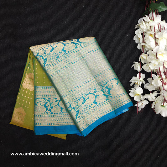Kanchi Pattu Handloom Butta Light Weight Saree