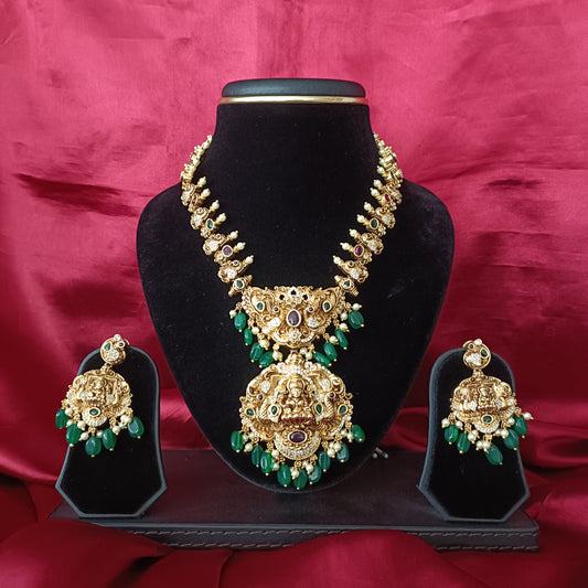 Elegant Nakshi Short Necklace - Ambica Wedding Mall