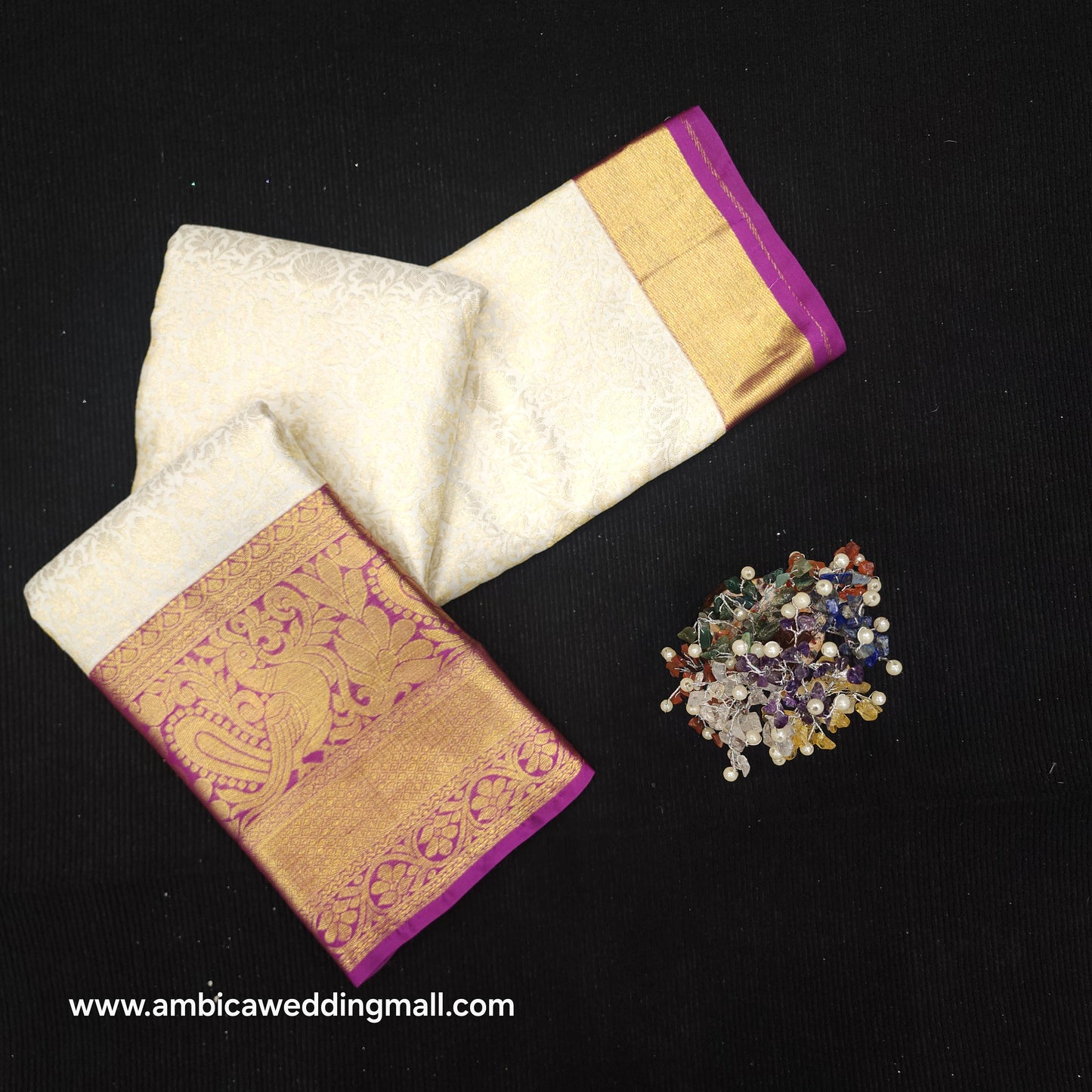 Pure Kanchi Pattu Resham Talambralu Saree