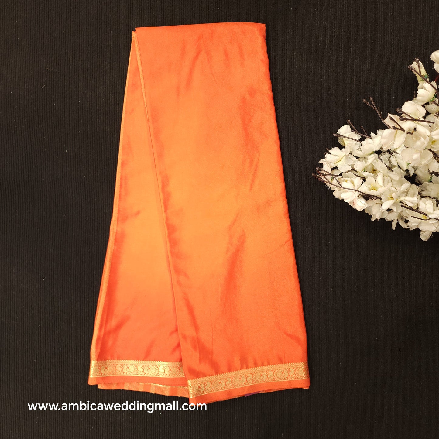 Mysore Silk Crape Saree - MS890
