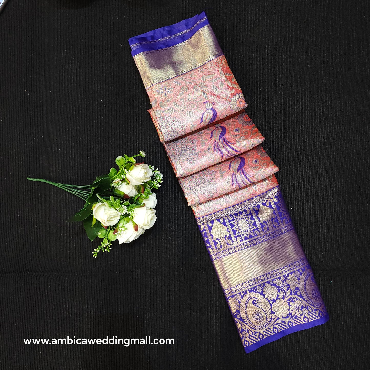 Semi Kanchi Pattu Tissue Saree