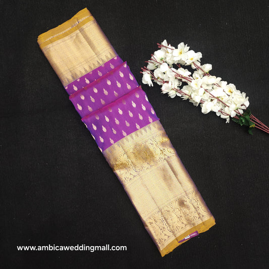 Kanchi Pattu Handloom Butta Light Weight Saree