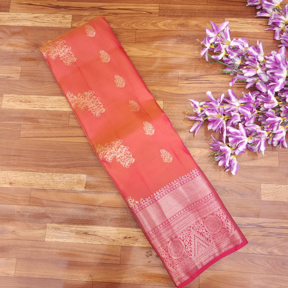 Semi Resham Kanchi Pattu Saree