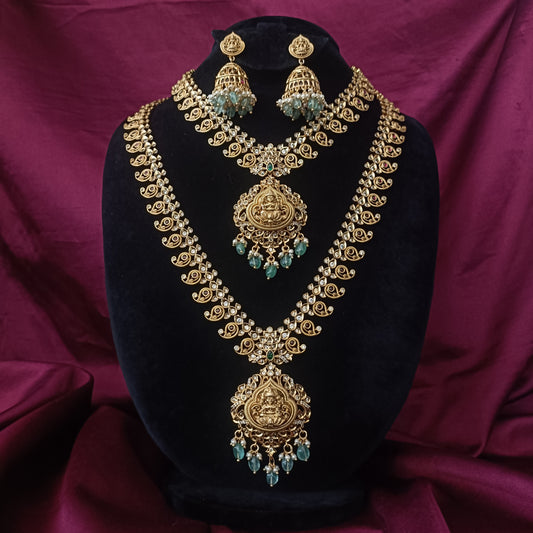 Elegant Combo Set With Laxmi Idol - Ambica Wedding Mall