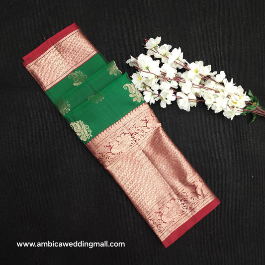 Kanchi Pattu Handloom Butta Light Weight Saree