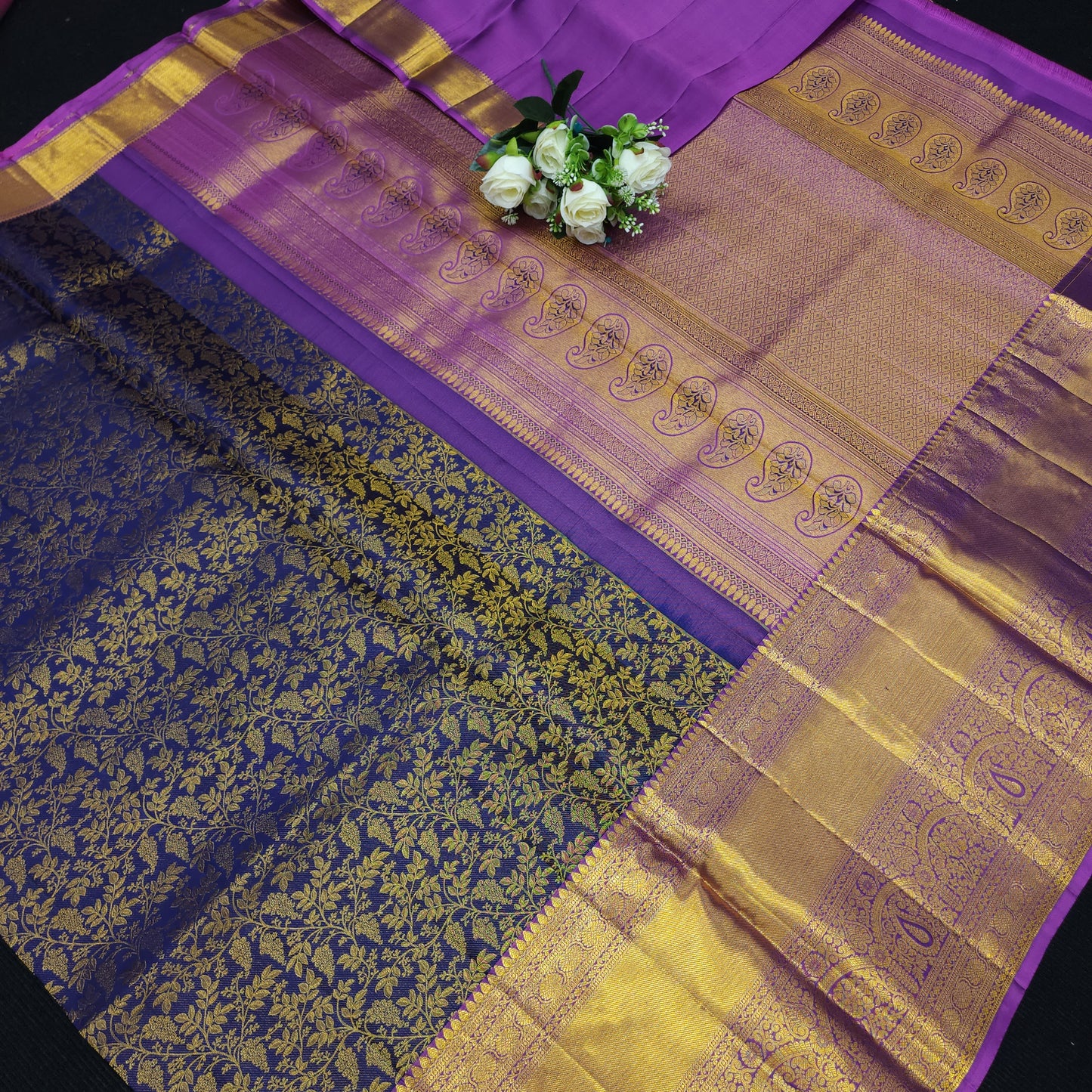 Bridal Resham Pure Handloom Kanchi Sarees