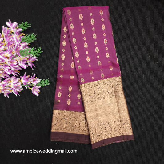 Kanchi Pattu Handloom Butta Light Weight Saree