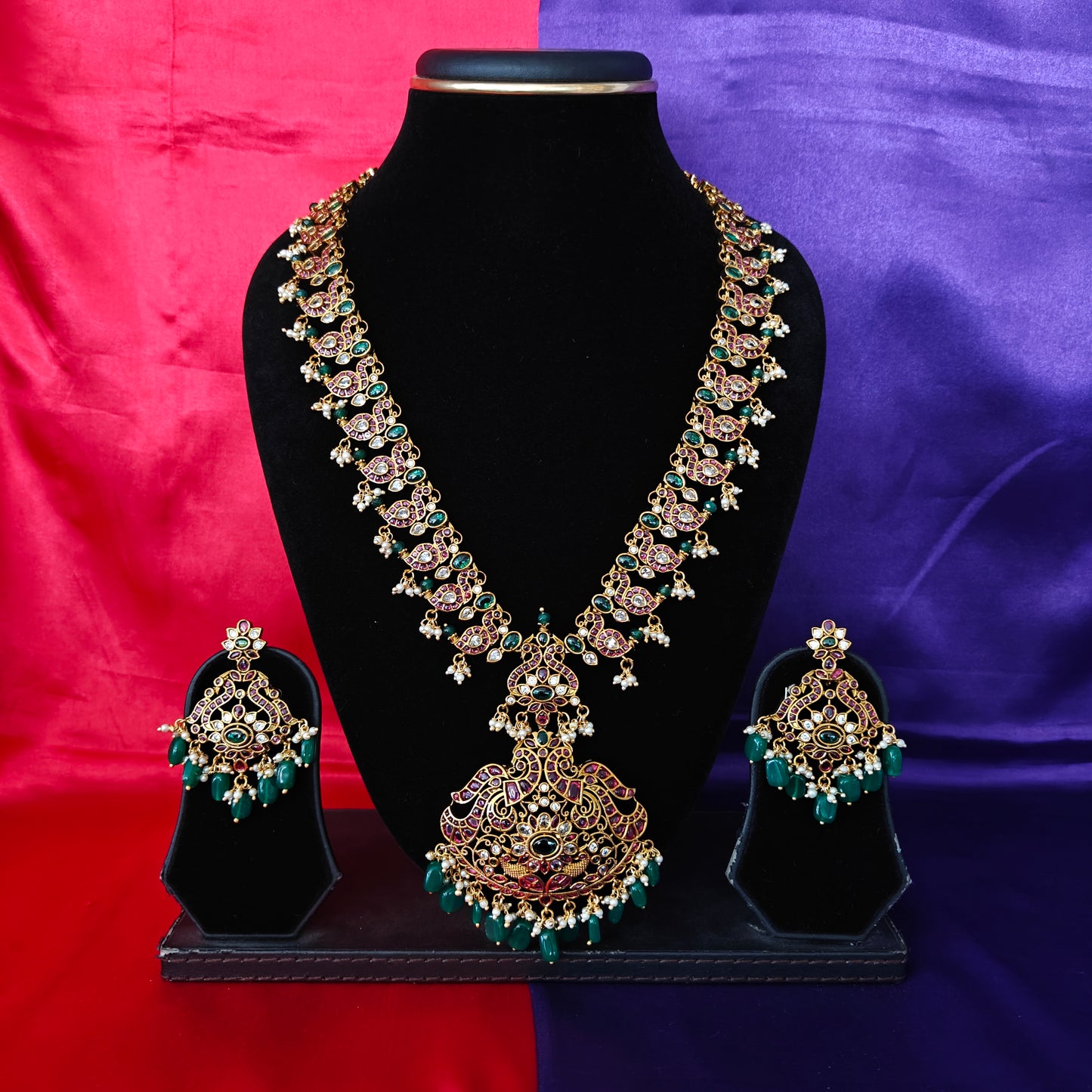Beautiful Jadau Kundan Long Necklace