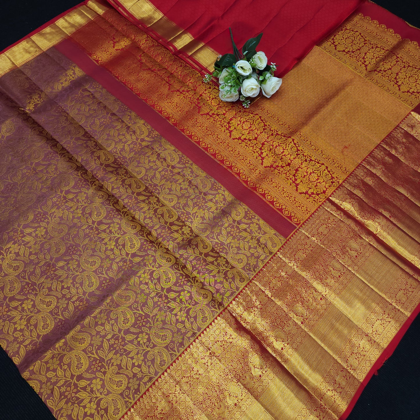 Bridal Resham Pure Handloom Kanchi Sarees