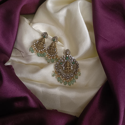 Trendy Laxmi Idol Locket Set - Ambica Wedding Mall