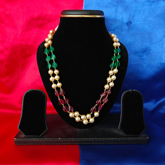 Beautiful Beads Mala In Multi Colour