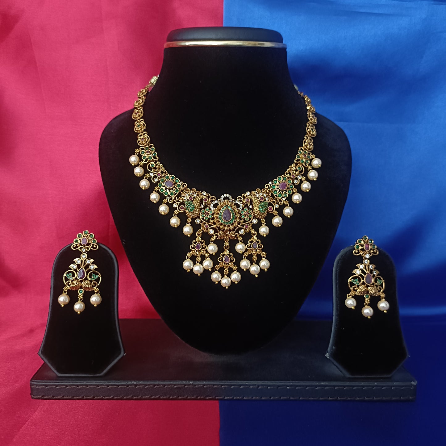 Beautiful Nakshi Short Necklace
