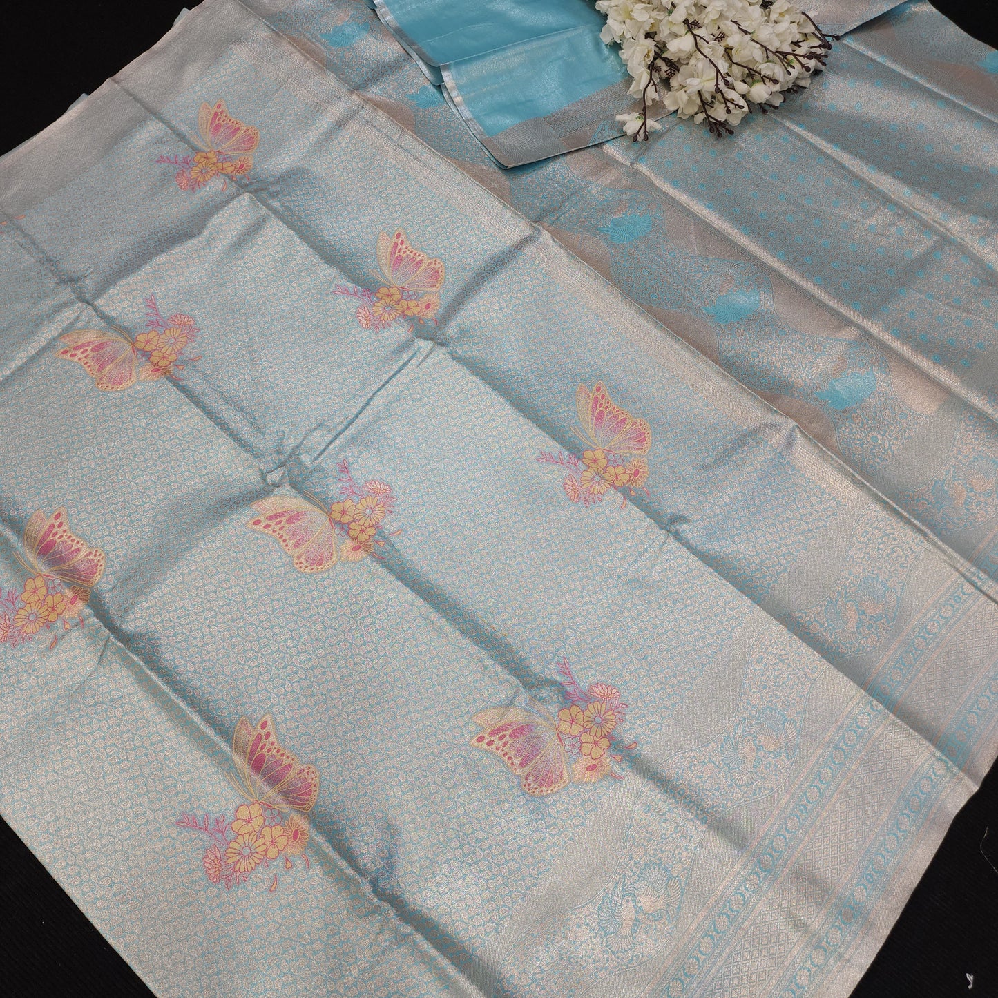 Skirt Border Kanchi Pattu Saree