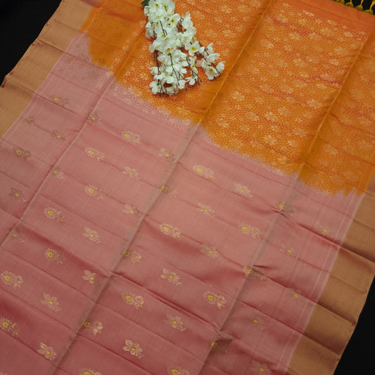 Handloom Kanchi Pattu Butta Light Weight Saree