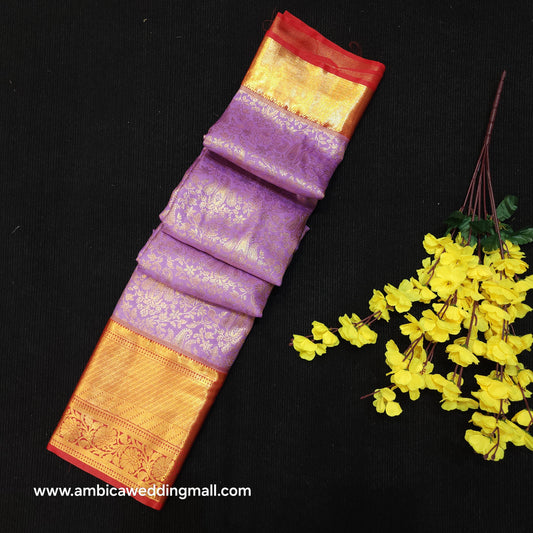 Special Lavender Semi Kanchi Pattu Saree