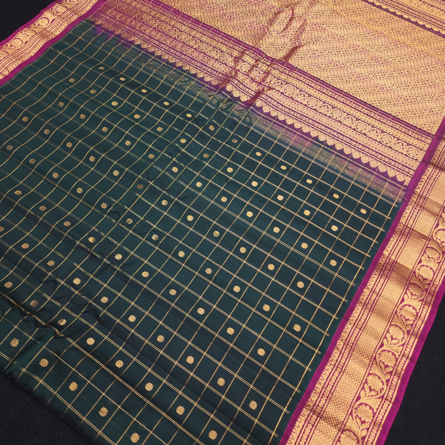 Gadwal Sico Pattu Handloom Sarees