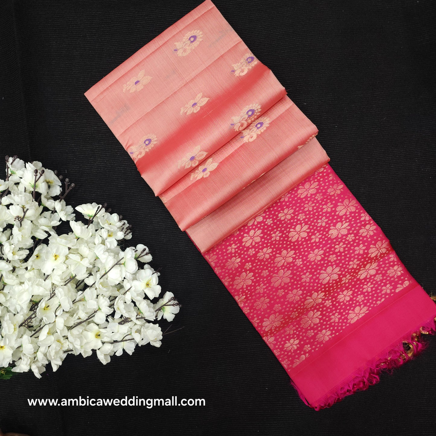 Kanchi Pattu Handloom Butta Saree