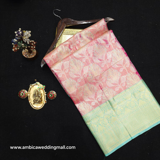 Semi kanchi pattu tissue 2 Gram Gold SareesποΈ