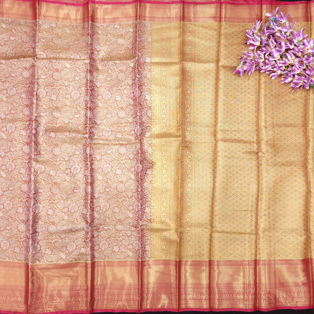 1 Gram Gold zari semi kanchi pattu saree✨️