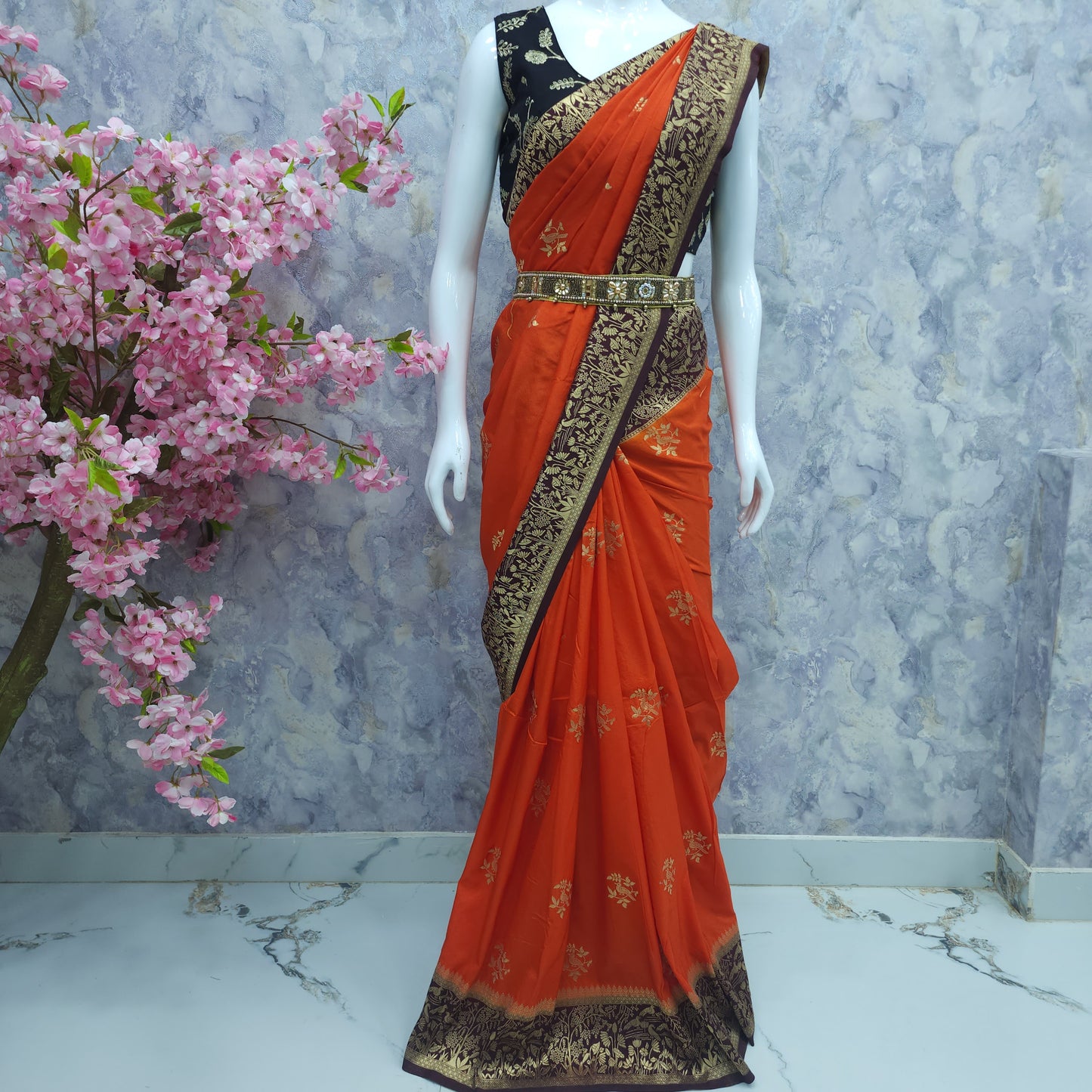 Banaras Gorjet Saree - B1550