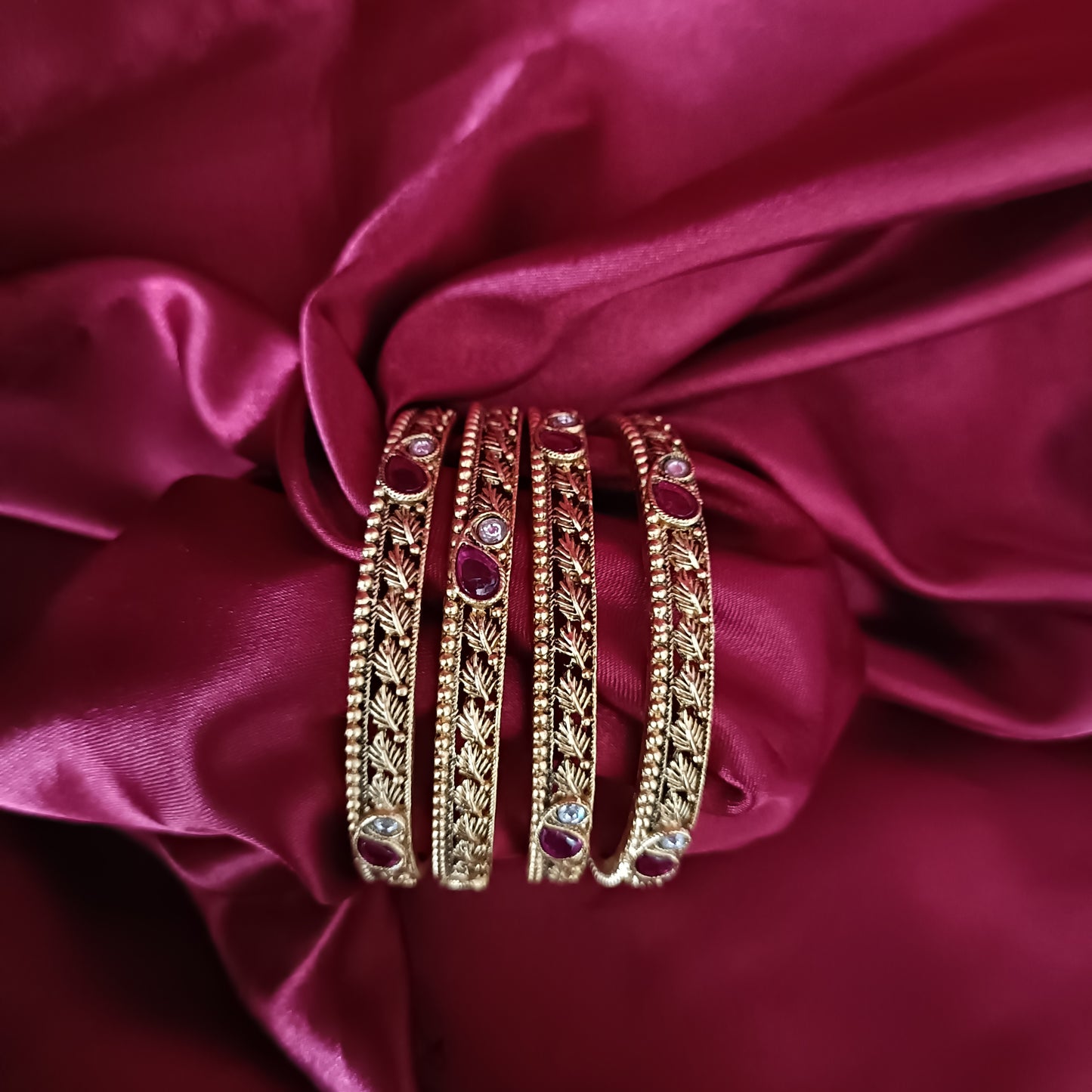 Beautiful Antique Bangles Set - Ambica Wedding Mall