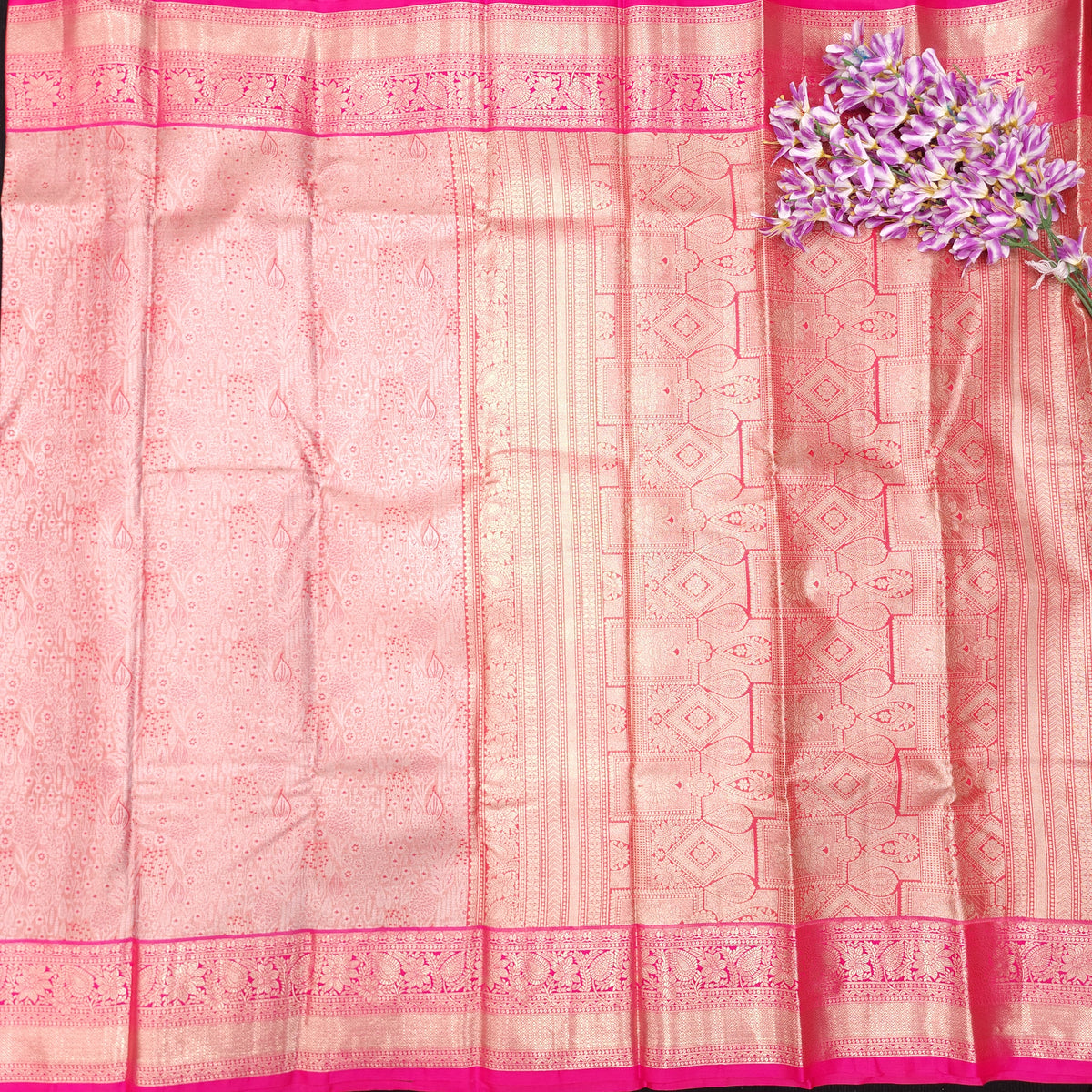 1 Gram Gold zari Tissue pattu saree✨️