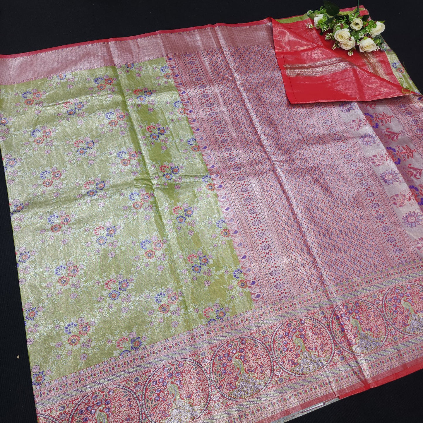 Meenakari Kanchi Pattu Sarees πβ¨οΈ