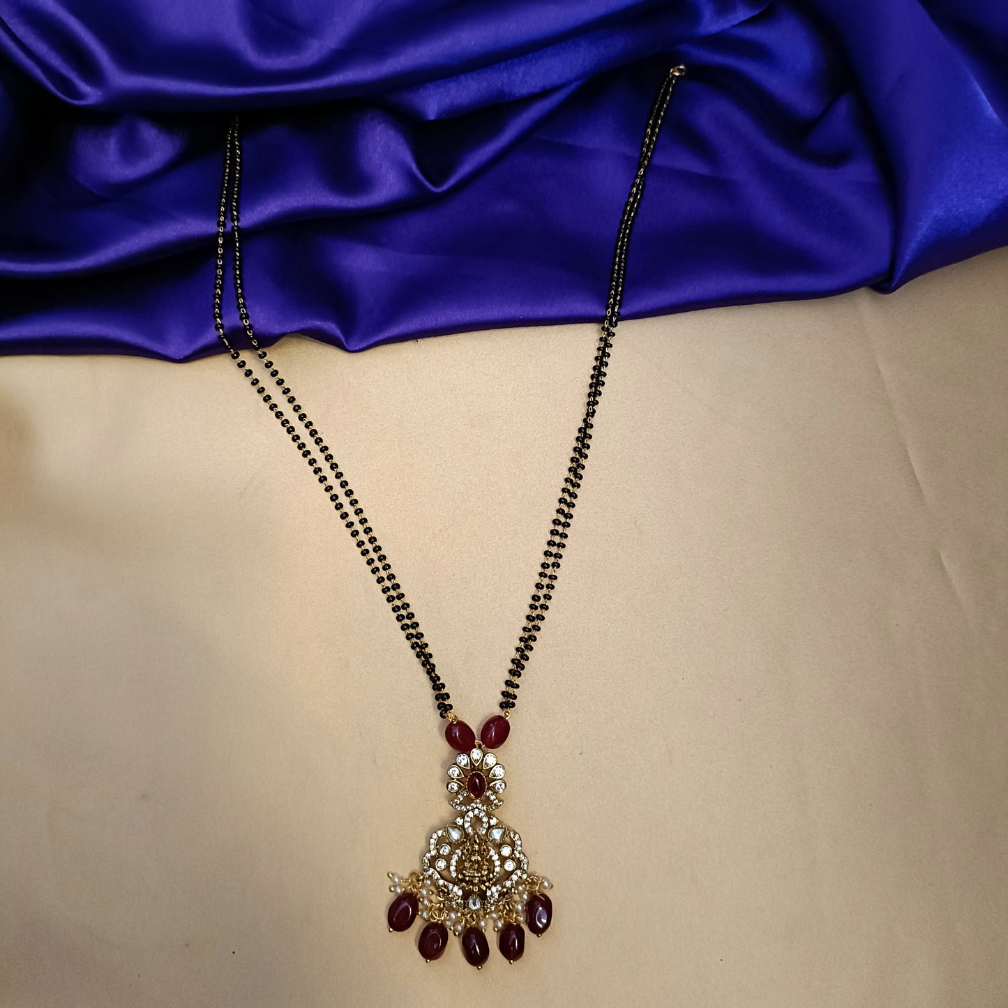 Beautiful Victorian Black Beads - Ambica Wedding Mall