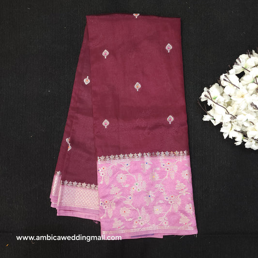 Raw Mango Banaras Pattu Sarees